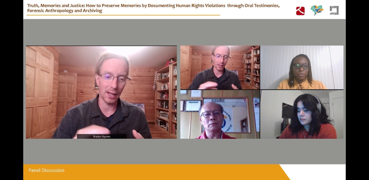 Int'l Migration & Human Rights Online Forum and Workshop: Truth, Memories and Justice: How to Preserve Memories by Documenting Human Rights Violations through Oral Testimonies, Forensic Anthropology and Archiving